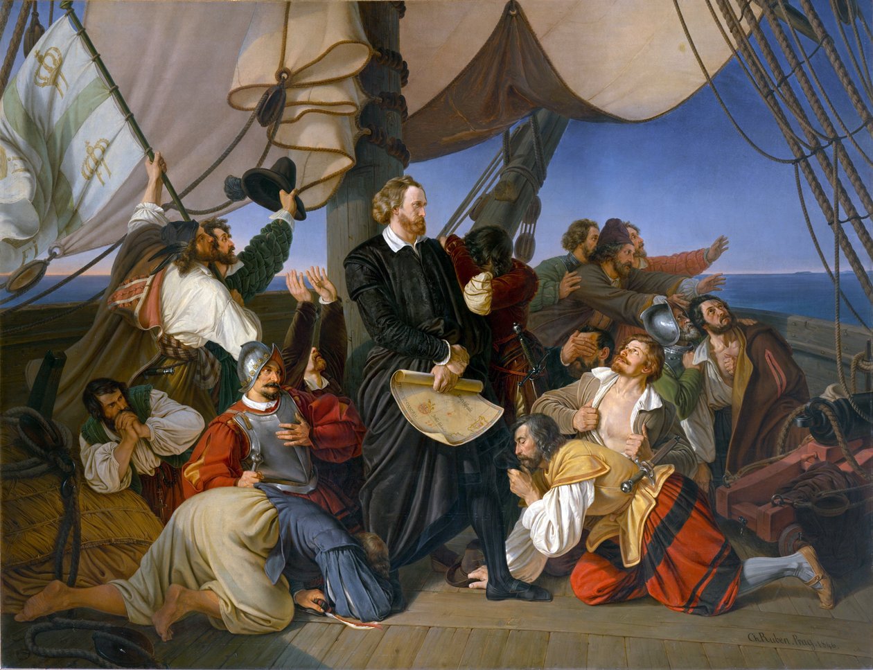 Christophe Colomb decouvre l