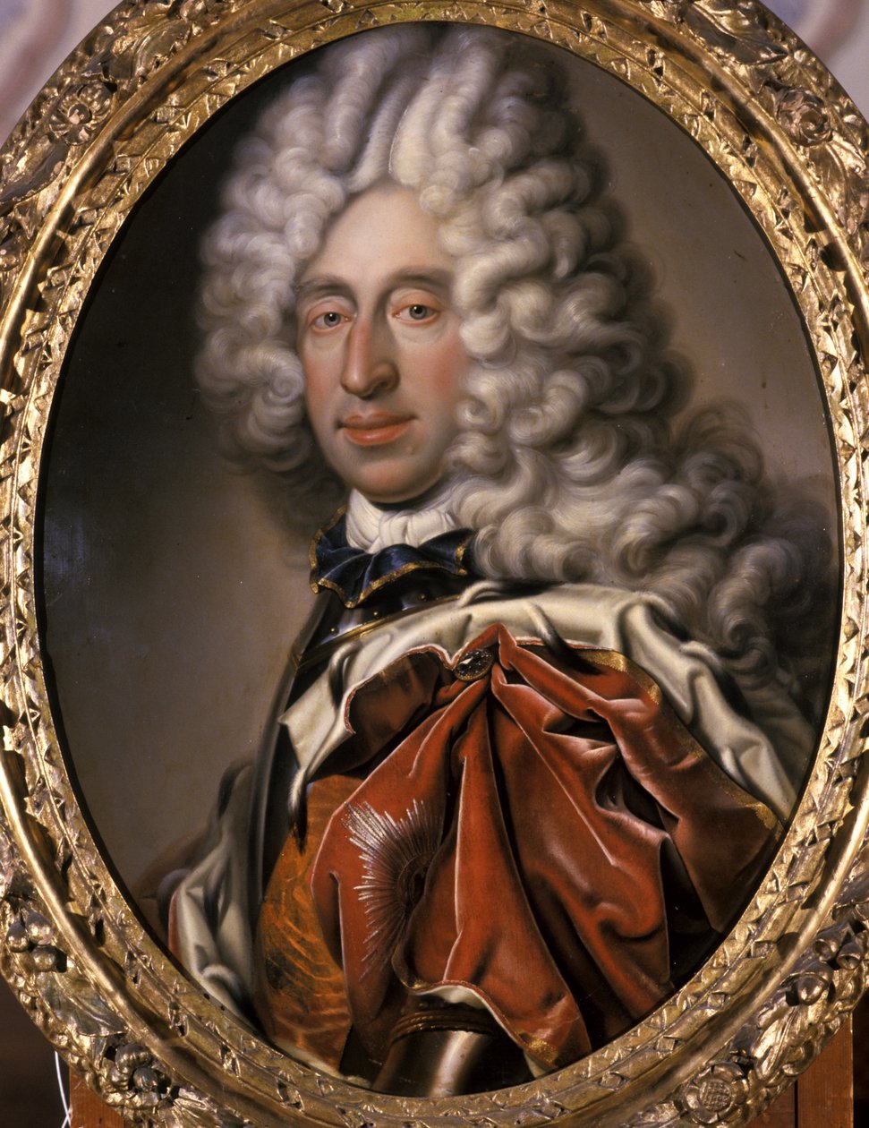 Johann Wilhelm, Sachsen-Eisenach hercege (olaj, réz) alkotó: Christian Schilbach