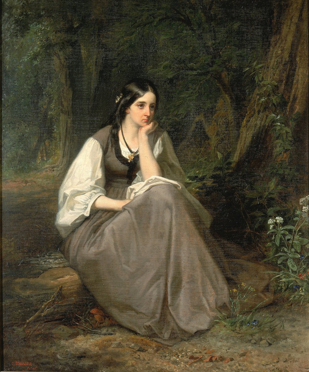 Evangeline alkotó: Christian Schussele