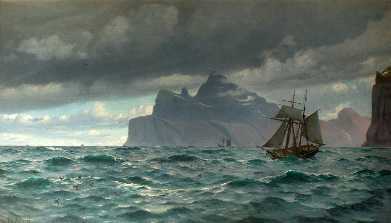 Északi-fok, Icelend, 1884 alkotó: Christian Vigilius Blache
