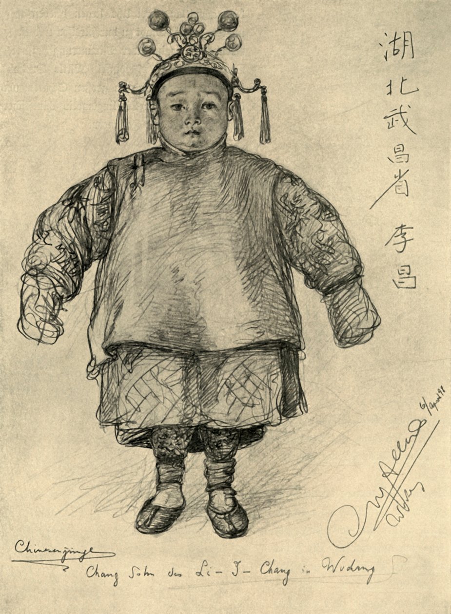 Chang – kínai fiú, Wudong, 1898. alkotó: Christian Wilhelm Allers