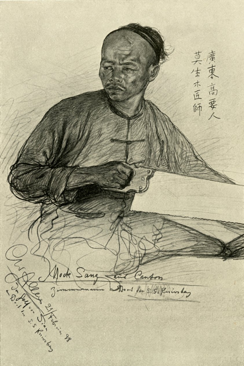 Mock Sang – ács a „Knivsbergen”, 1898. alkotó: Christian Wilhelm Allers