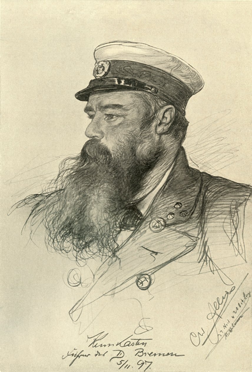 A „Bréma” kapitánya, 1898. alkotó: Christian Wilhelm Allers