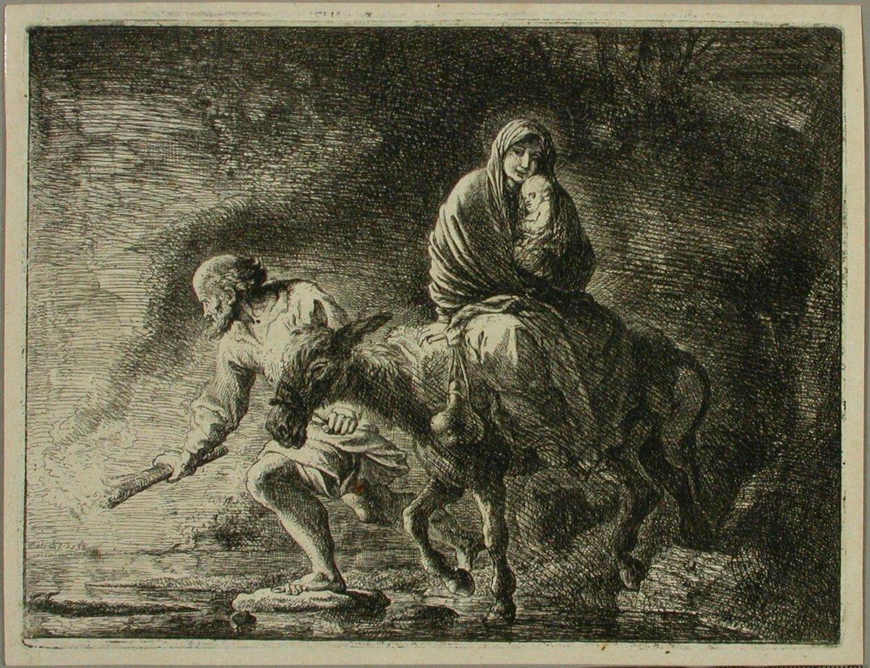 Menekülés Egyiptomba alkotó: Christian Wilhelm Ernst Dietrich