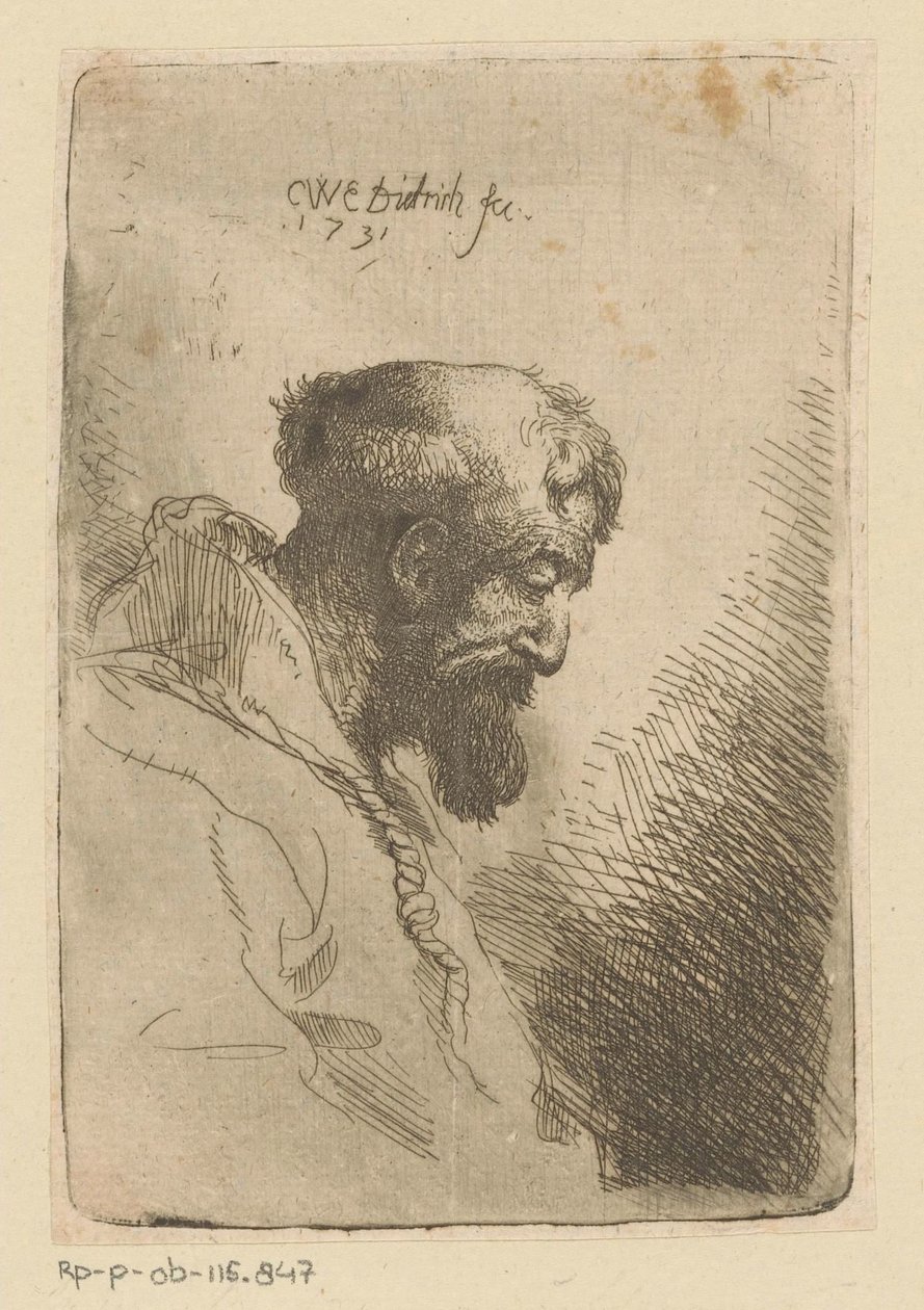 Franciscan lenéz alkotó: Christian Wilhelm Ernst Dietrich