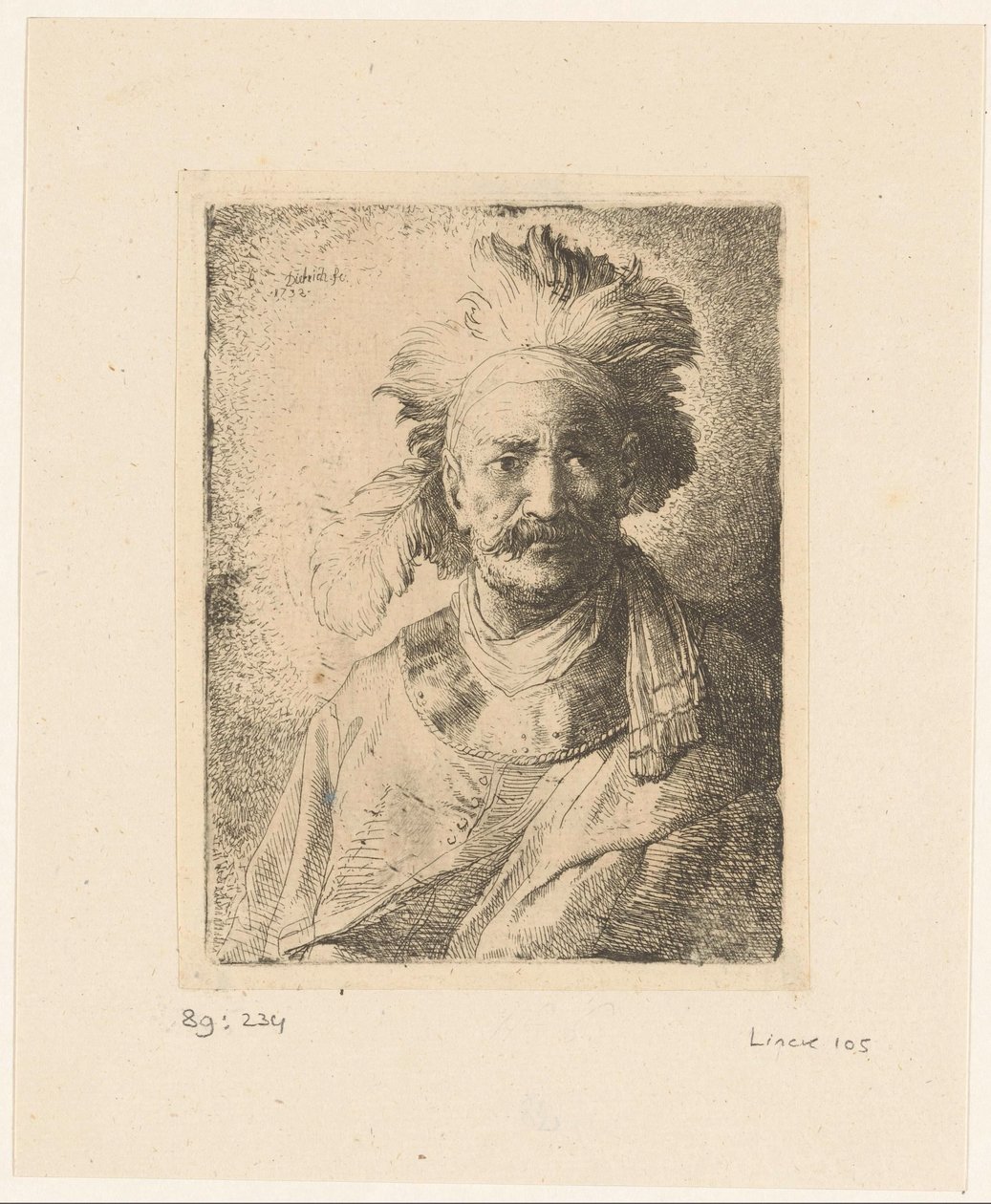 Öreg ember tollas alkotó: Christian Wilhelm Ernst Dietrich