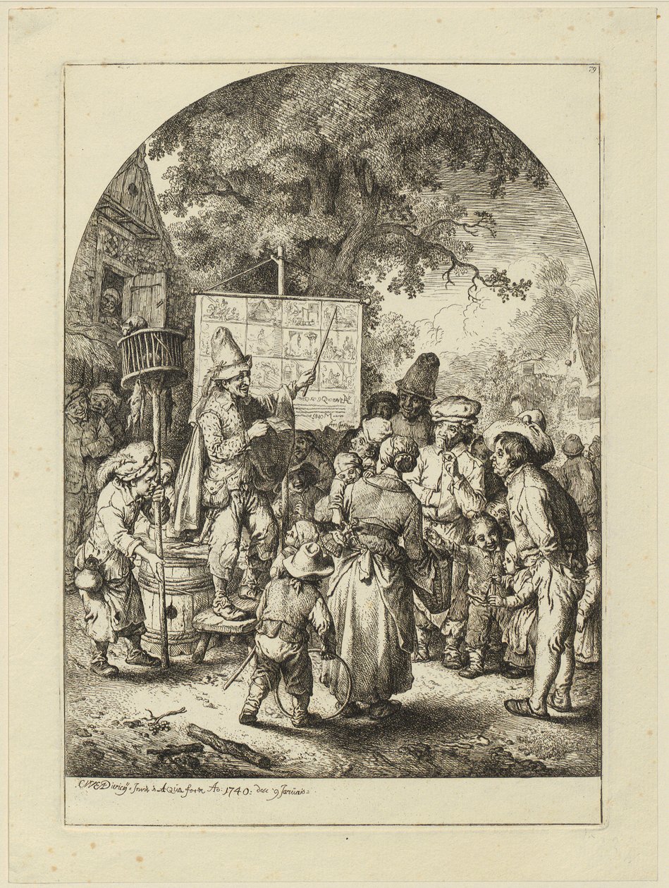 Patkányméreg-árus alkotó: Christian Wilhelm Ernst Dietrich