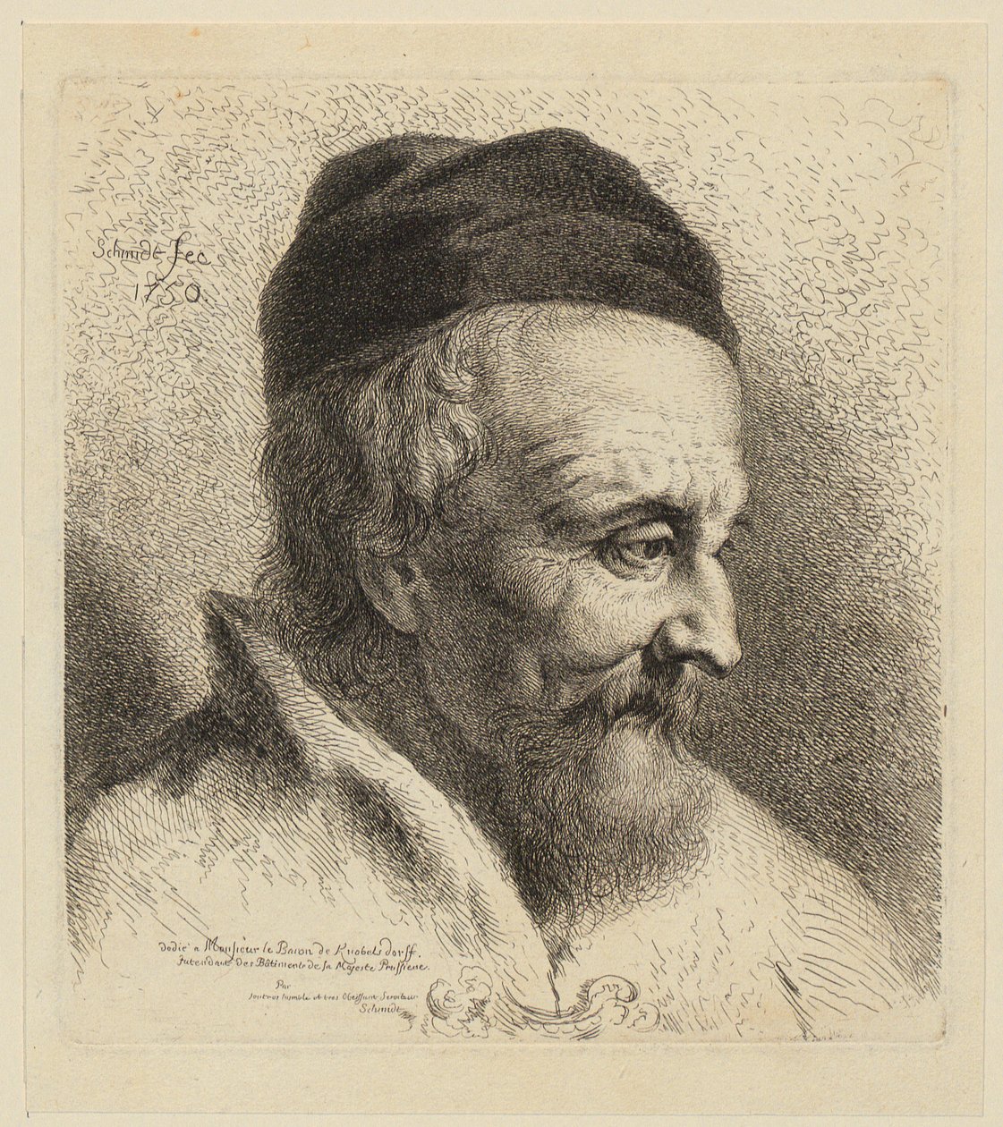 Juh-, kecske- és kosfejek bárányokkal és fekvő juhokkal, az „Állattanulmányok” sorozat 3. lapja alkotó: Christian Wilhelm Ernst Dietrich
