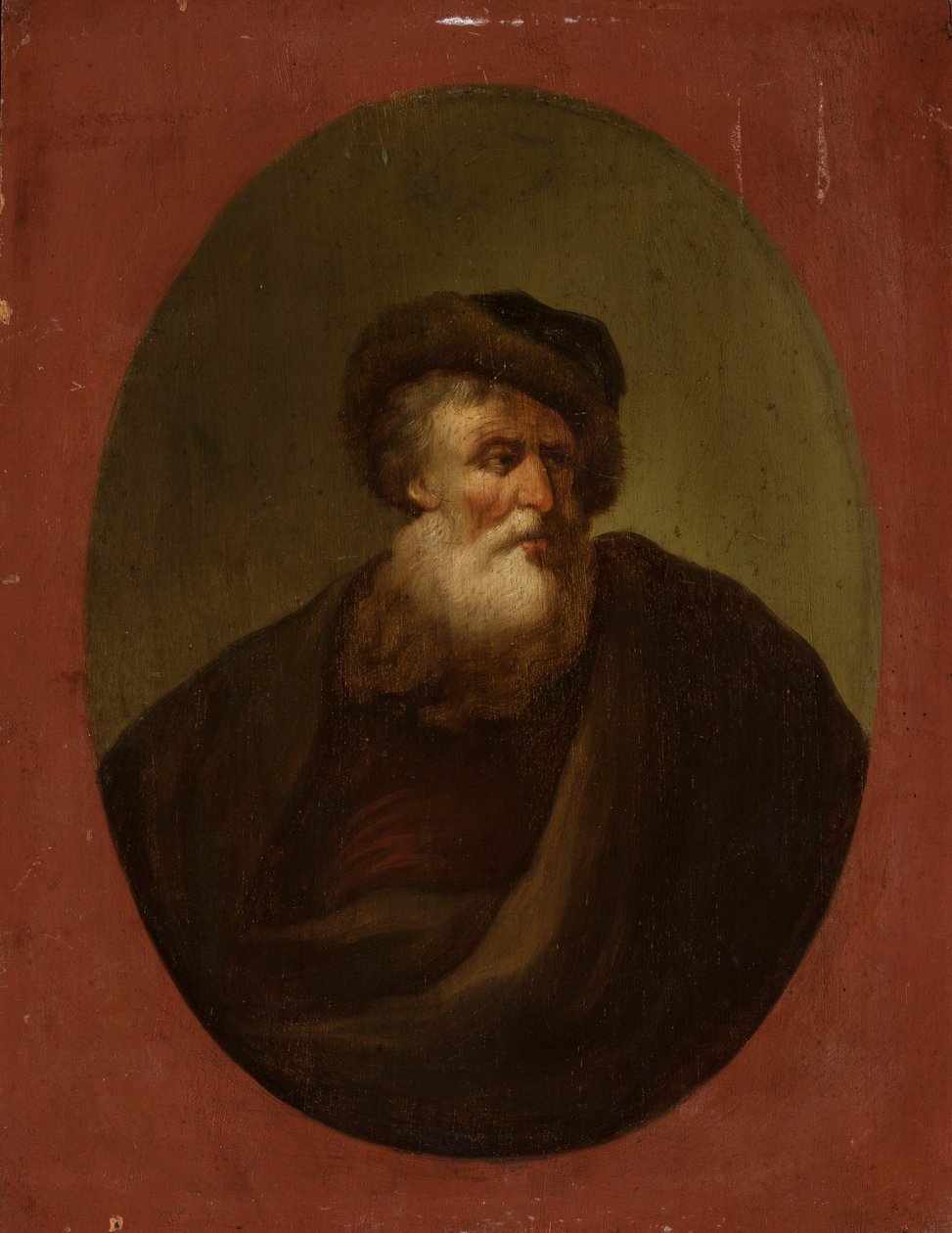 Jobbra tekintő öregember alkotó: Christian Wilhelm Ernst Dietrich