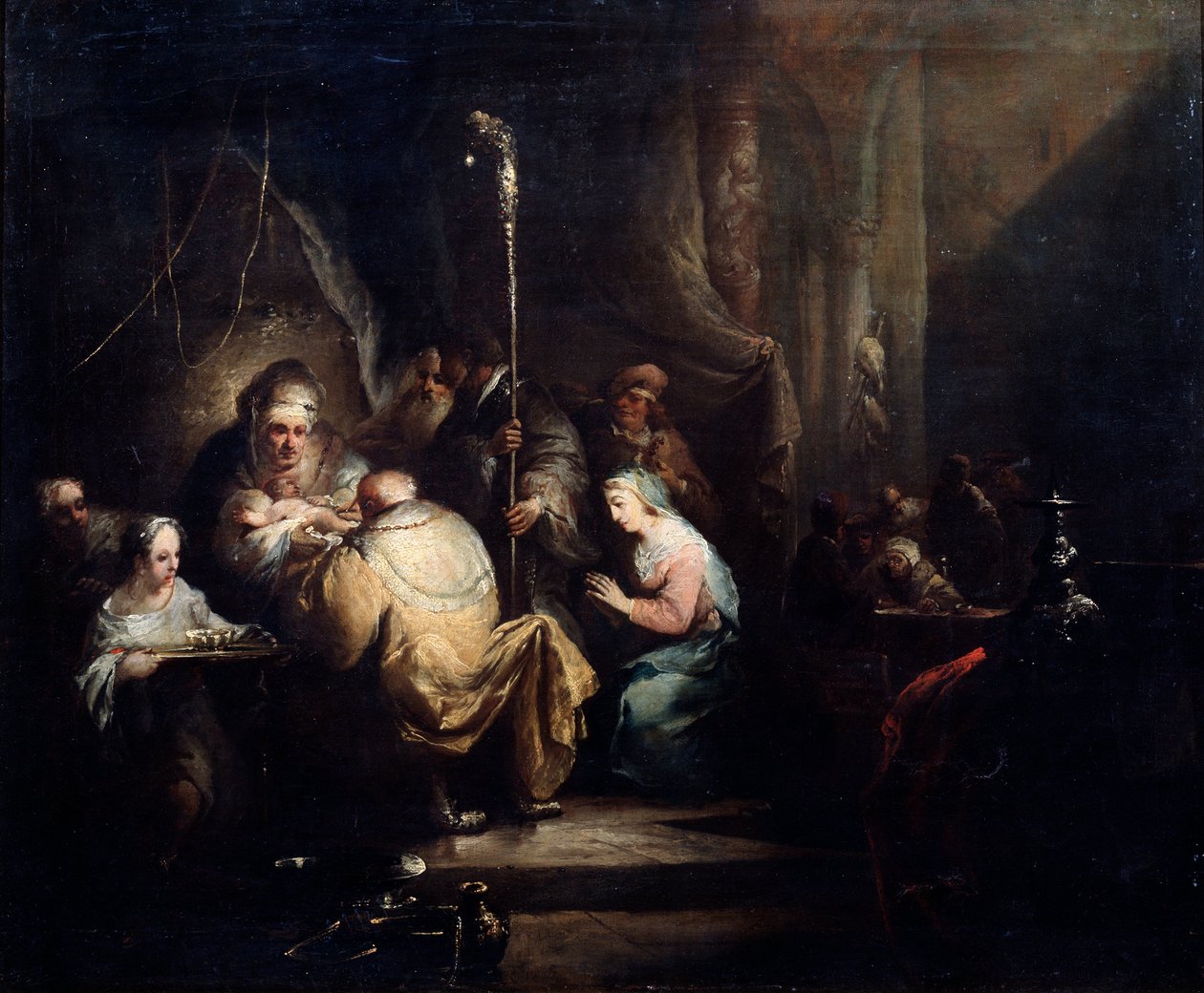 A körülmetélés, 1763. alkotó: Christian Wilhelm Ernst Dietrich