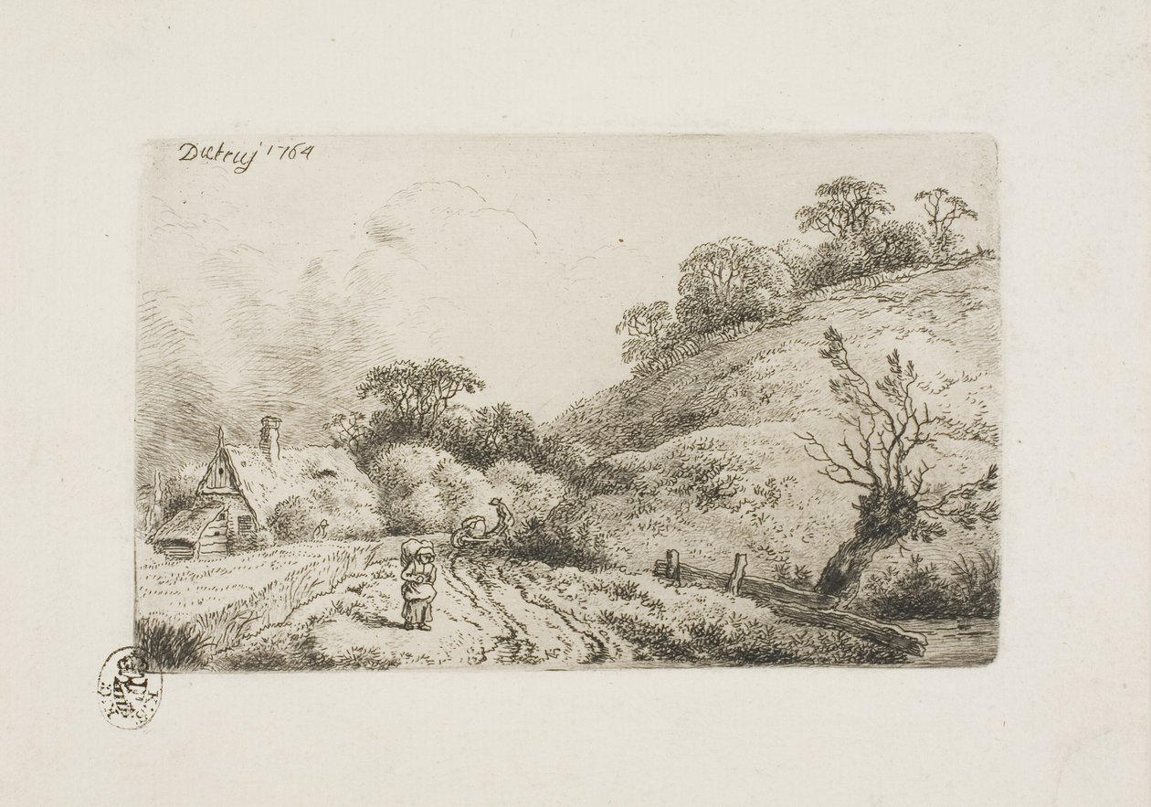 The Cornfield (Rembrandt Manner) alkotó: Christian Wilhelm Ernst Dietrich
