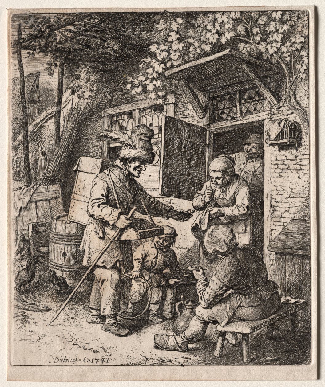A házaló alkotó: Christian Wilhelm Ernst Dietrich