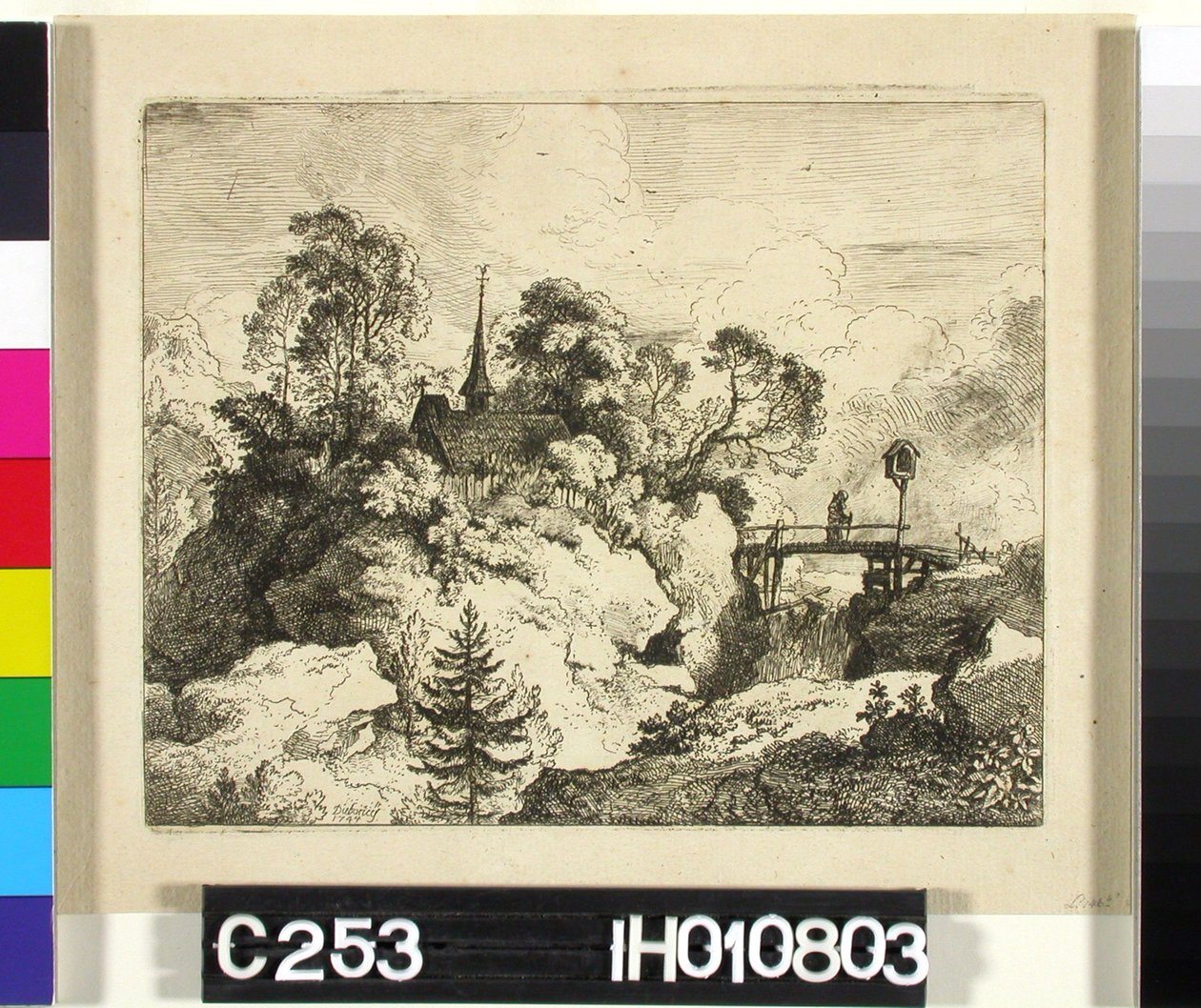 Ohne Titel alkotó: Christian Wilhelm Ernst Dietrich