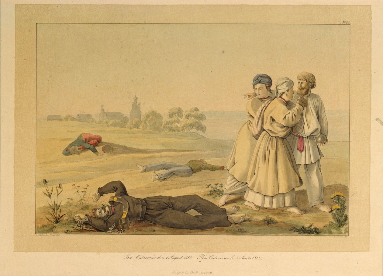 Osztrovno közelében 1820-as évek 1812. augusztus 1-jén alkotó: Christian Wilhelm Faber du Faur von