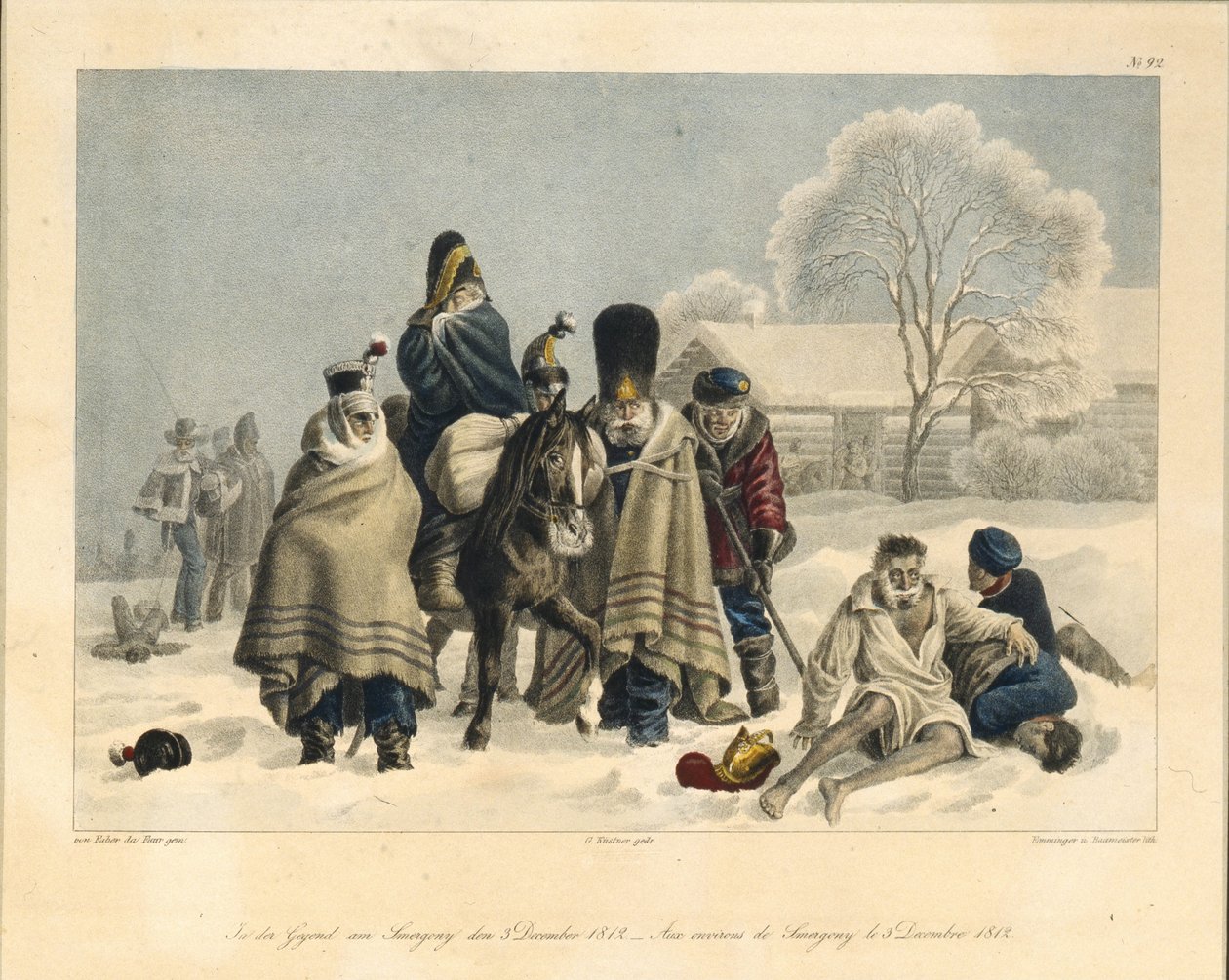 Smarhon közelében 1820-as évek 1812. december 3-án alkotó: Christian Wilhelm Faber du Faur von