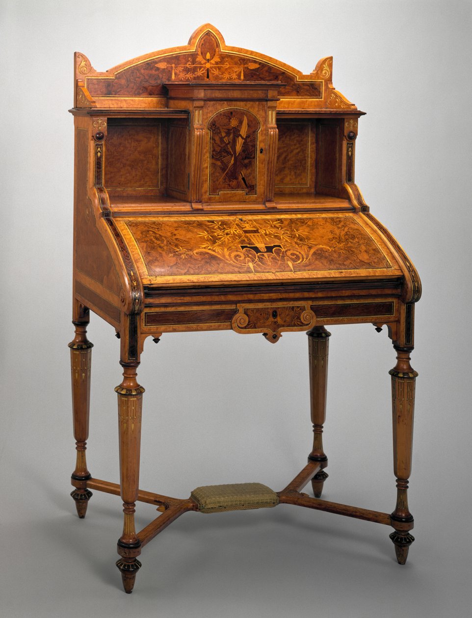 Íróasztal, Herter Brothers Company, 1869-71 (fa) alkotó: Christian and Gustave 1830 98 Herter