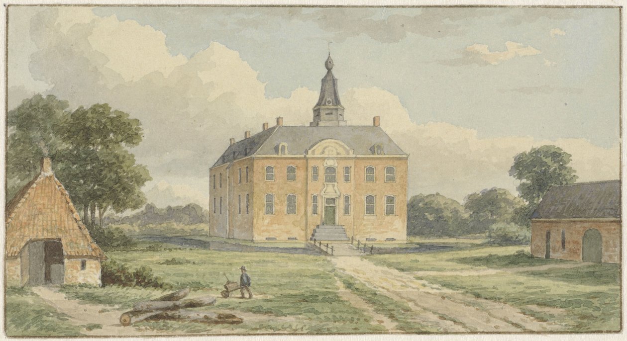 A Nettelhorst ház, Lochem közelében alkotó: Christianus Hendricus Hein