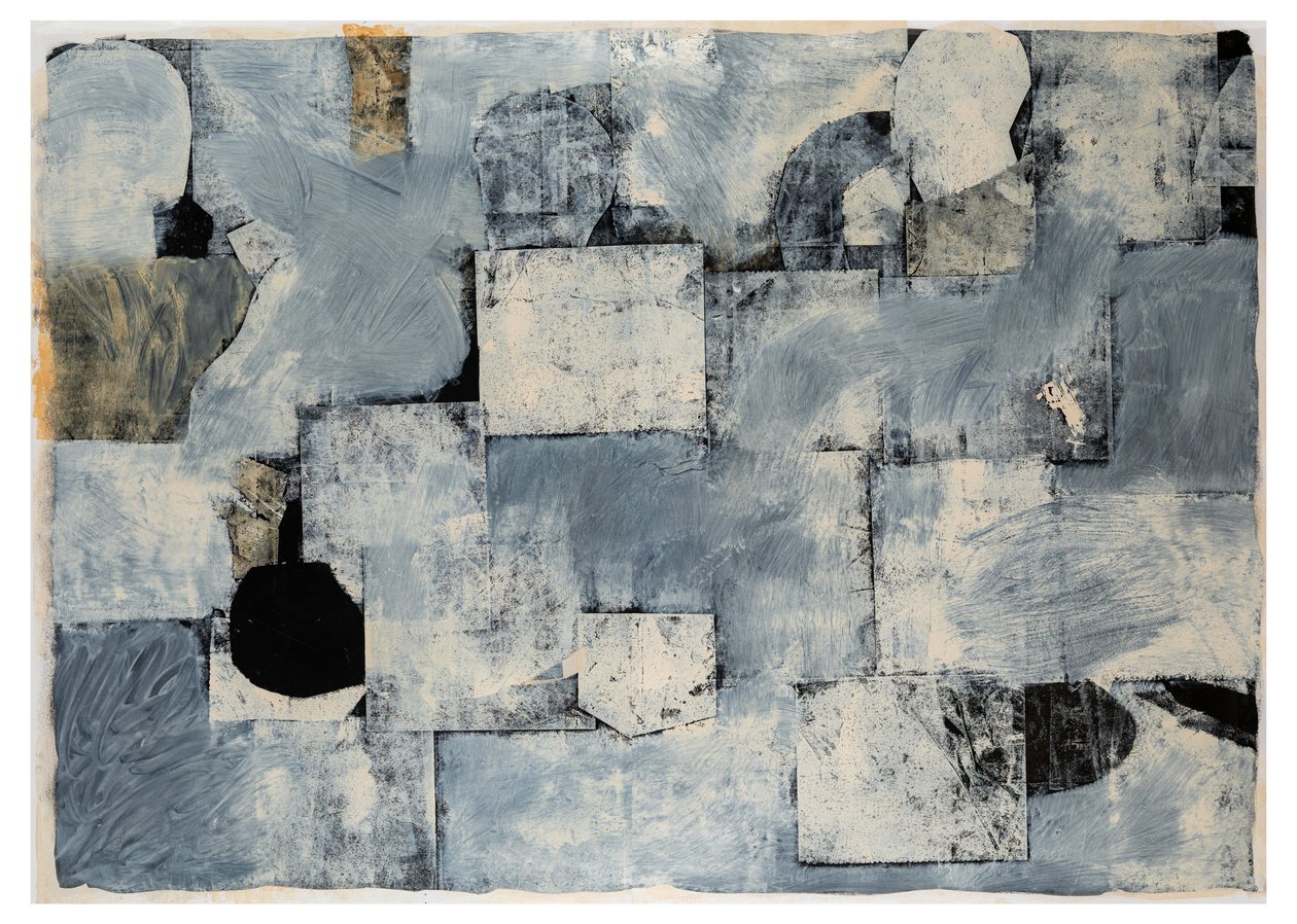 Mortal Majestic, 2017 (monónyomtatás/festmény papírra) alkotó: Christina Fedyk