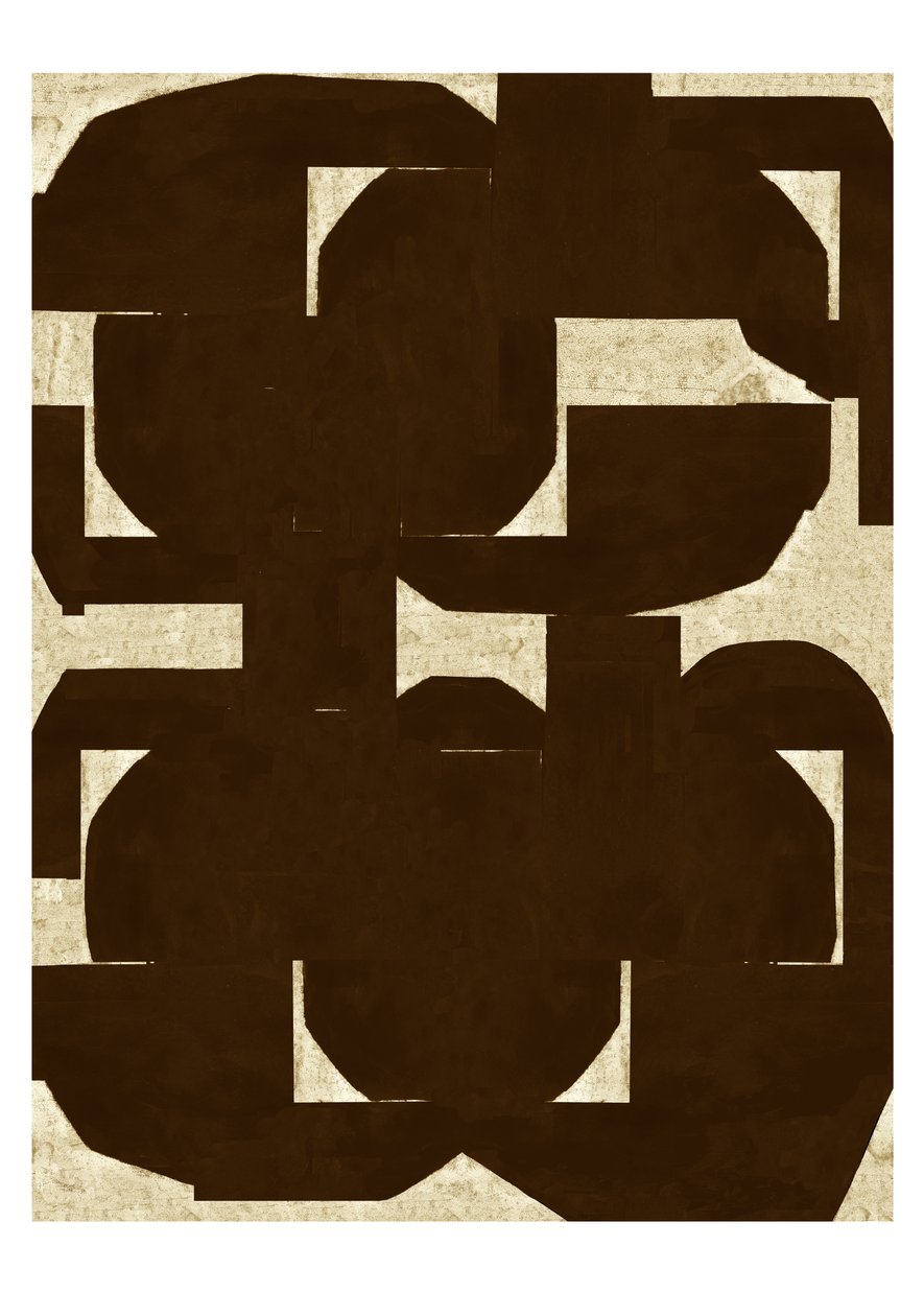 Ouroboros, 2020 (monoprint) alkotó: Christina Fedyk