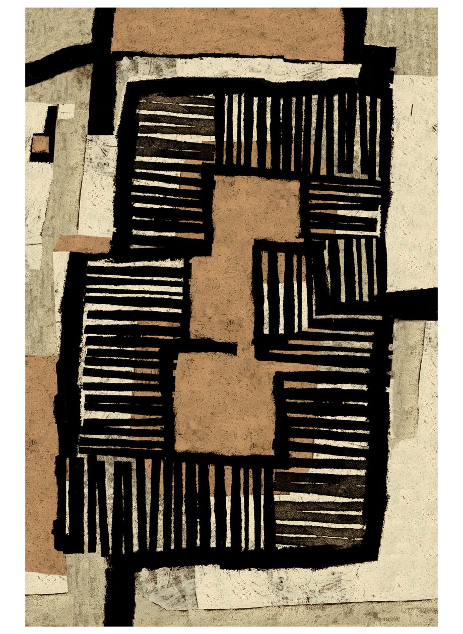 Shapes of Home, 2023 (monoprint) alkotó: Christina Fedyk