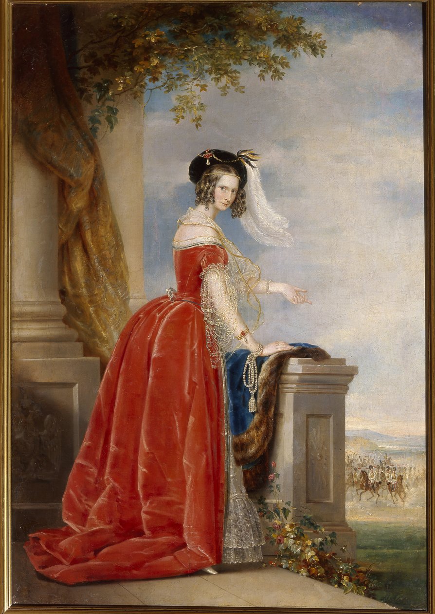 Alexandra Fedorovna császárné portréja, 1840 után alkotó: Christina Robertson