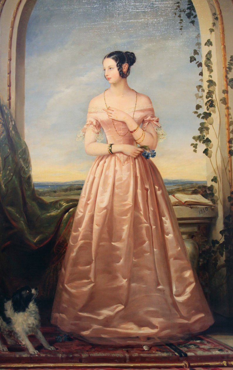 Alekszandra Nyikolajevna nagyhercegnő portréja, 1840. alkotó: Christina Robertson