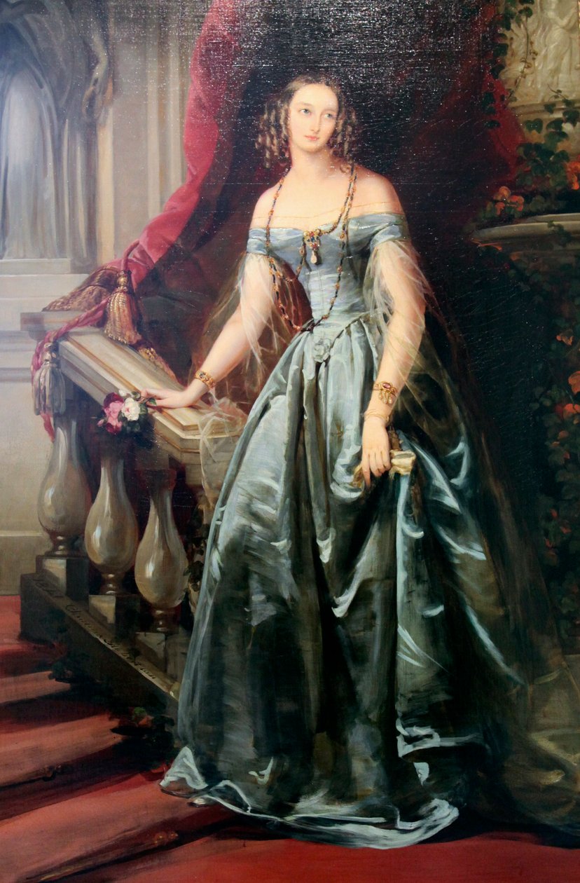 "Olga Nyikolajevna nagyhercegnő portréja", 1841. alkotó: Christina Robertson
