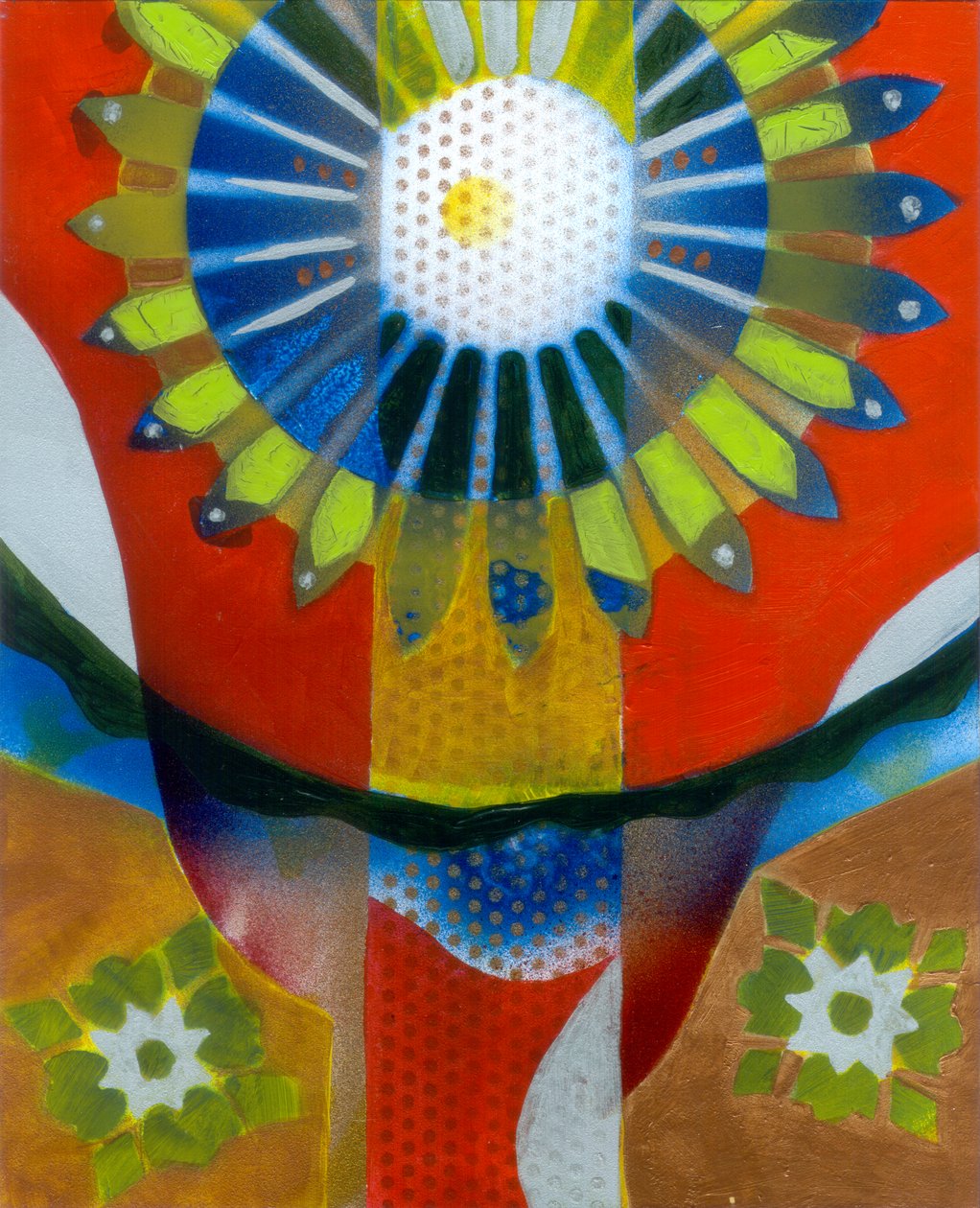 Megváltó, 2009 körül (akril, tábla) alkotó: Christina Saj