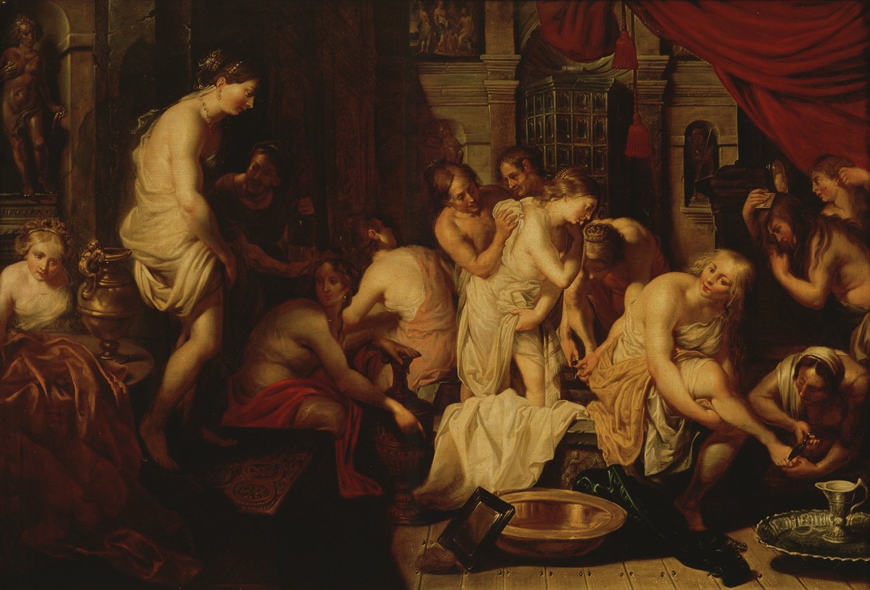 Fürdő nők alkotó: Christoffel Jacobsz van der Lamen