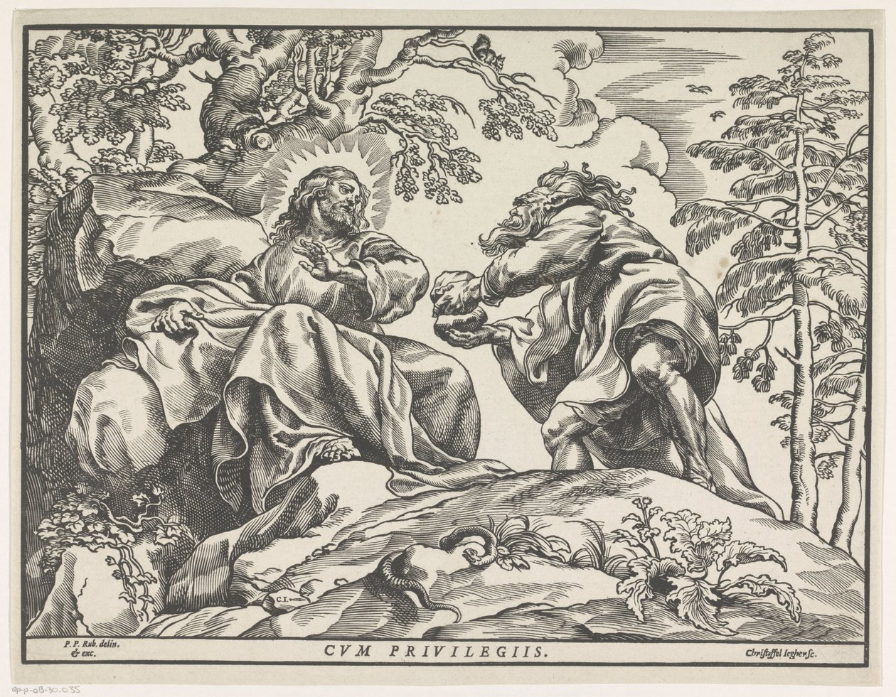 Krisztus megkísértése alkotó: Christoffel Jegher