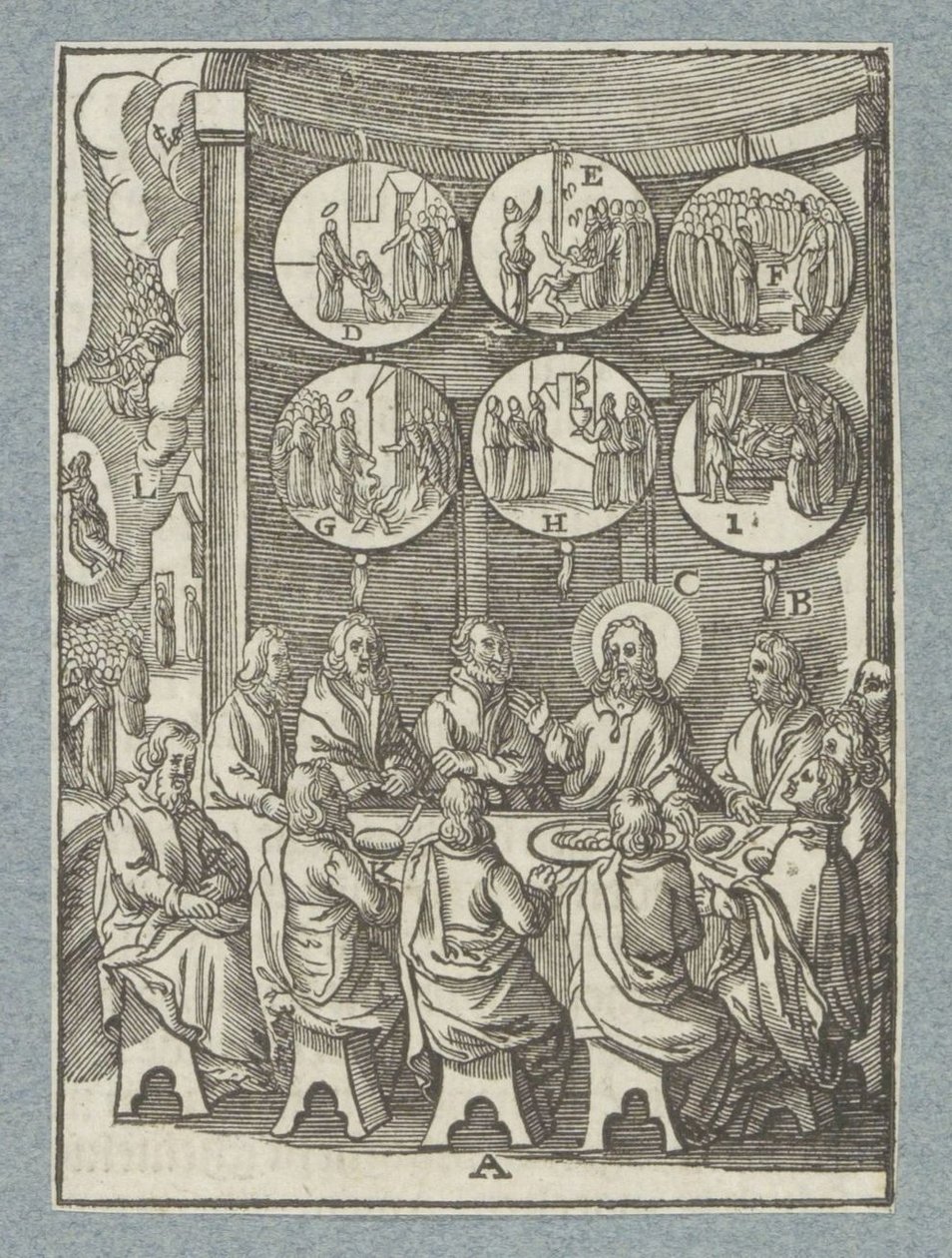 Krisztus utoljára jelenik meg az apostoloknak alkotó: Christoffel van Sichem (II)