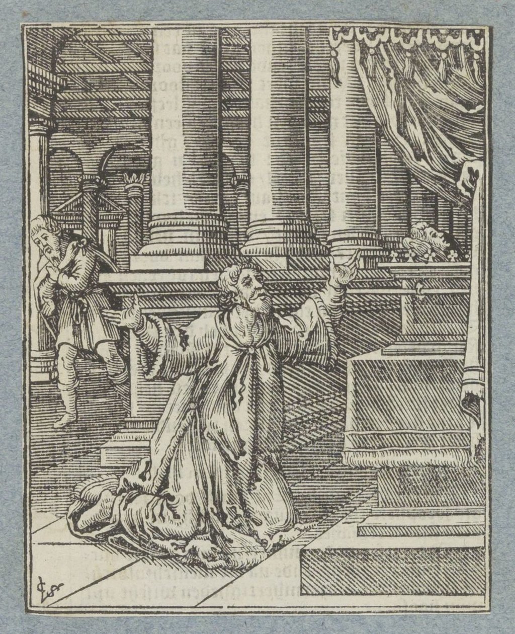 Dávid bűnbánata és büntetése alkotó: Christoffel van Sichem (II)