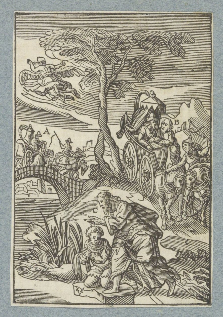 Eunuch keresztsége alkotó: Christoffel van Sichem (II)