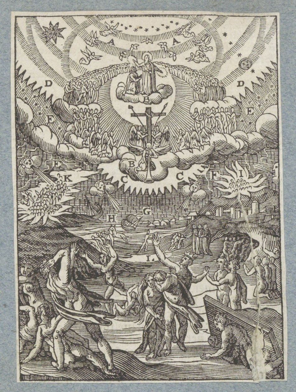Óriási borzalmak a Földön az utolsó ítélet előtt alkotó: Christoffel van Sichem (II)