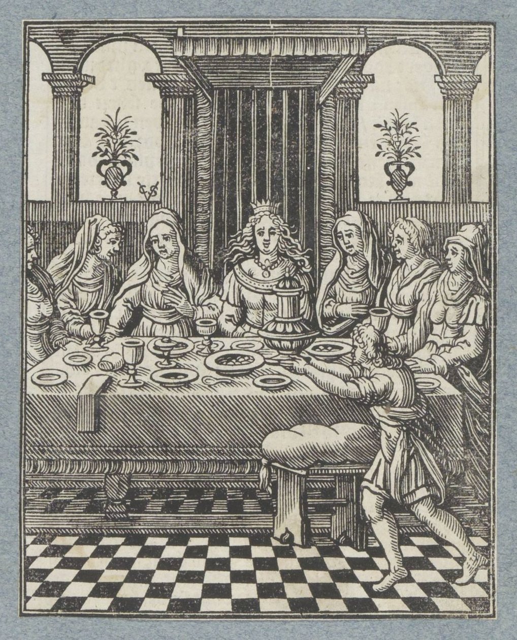 Vastinak, Ahasvérus feleségének ünnepe alkotó: Christoffel van Sichem (II)