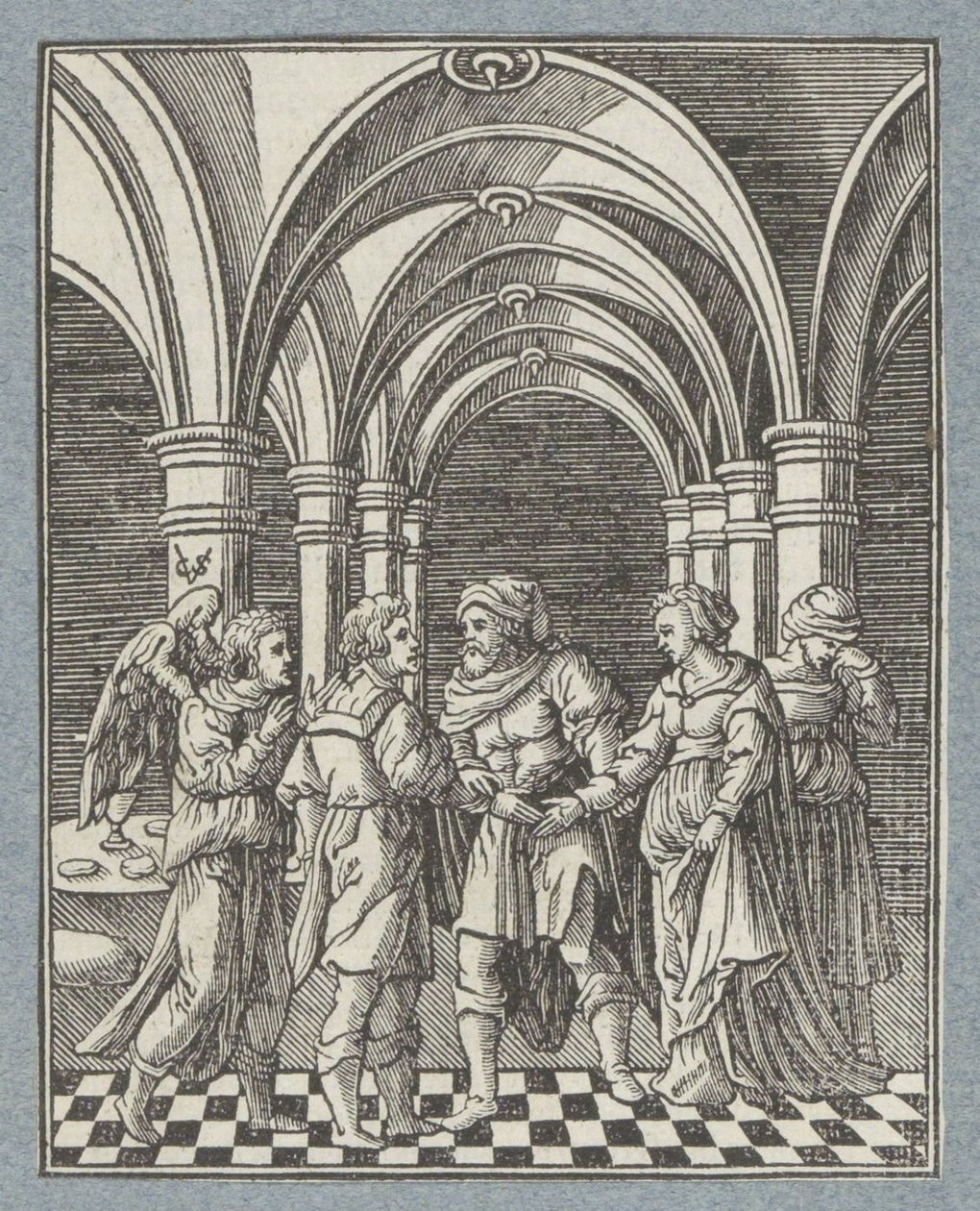 Tóbiás és Sára házassága alkotó: Christoffel van Sichem (II)