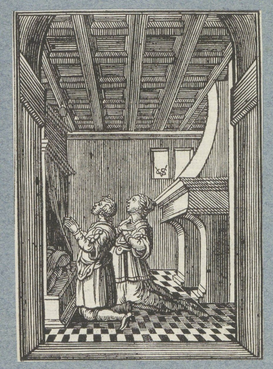 Tóbiás és Sara nászéjszakája alkotó: Christoffel van Sichem (II)