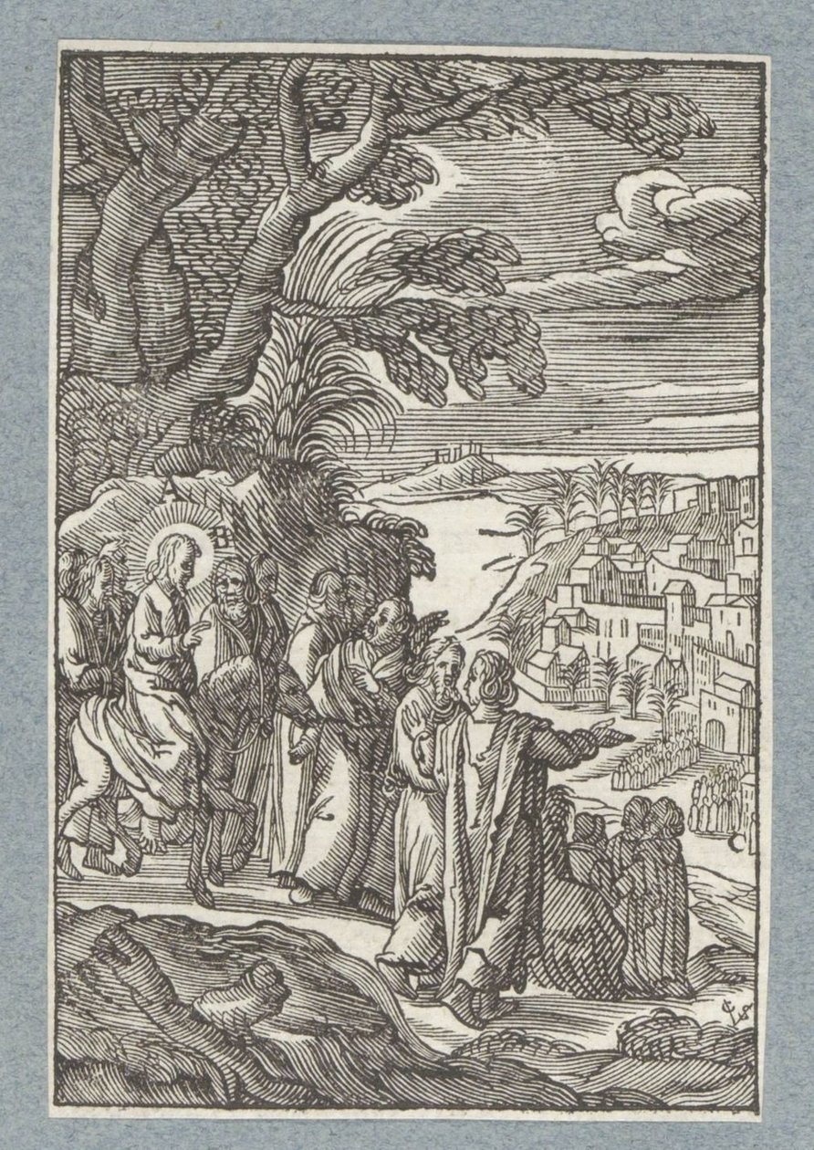Belépés Jeruzsálembe alkotó: Christoffel van Sichem (II)