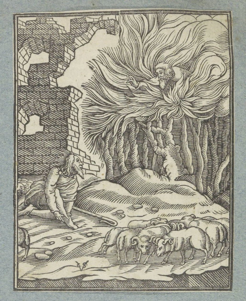 Mózes és az égő bokor alkotó: Christoffel van Sichem (II)