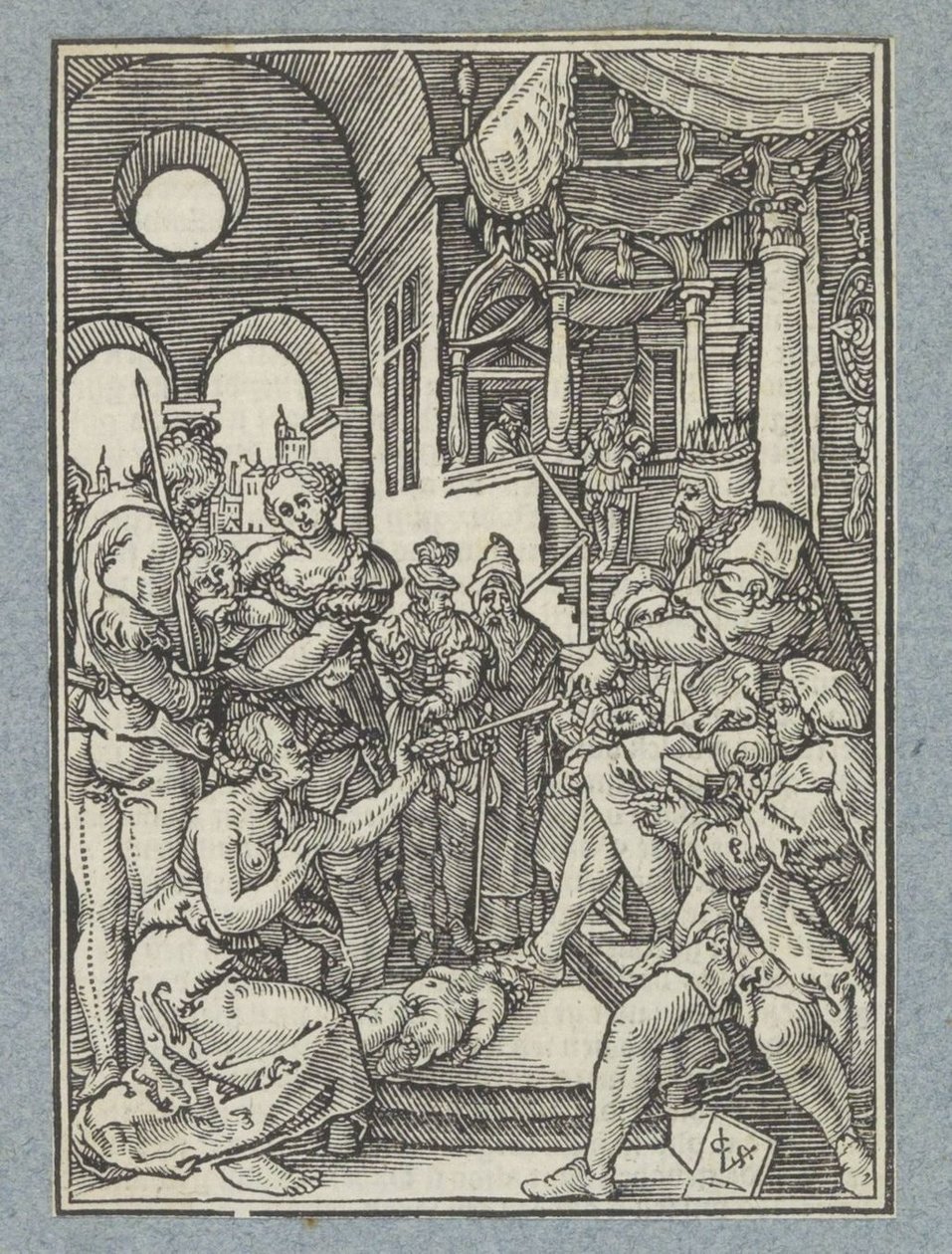Salamon ítélete alkotó: Christoffel van Sichem (II)