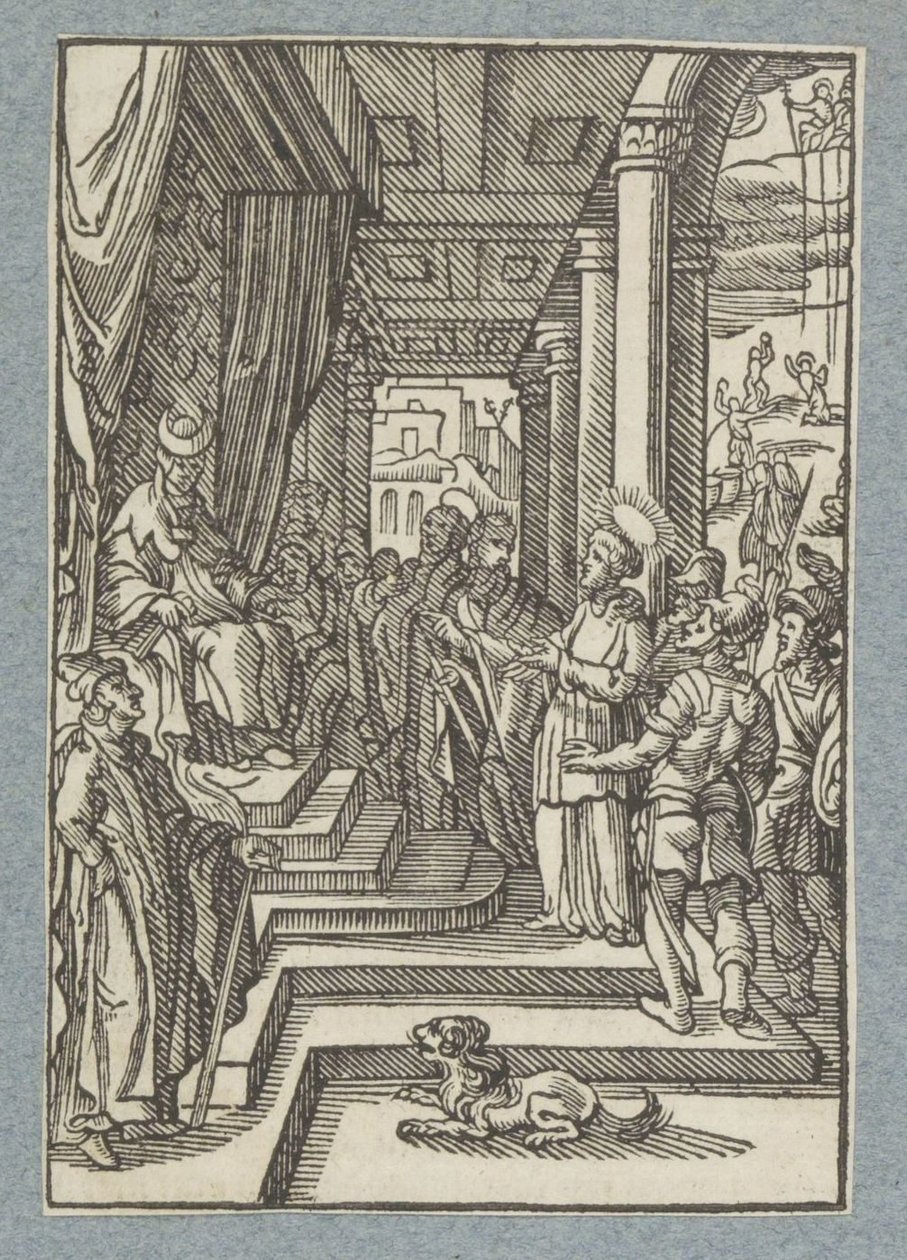 István a főpap előtt alkotó: Christoffel van Sichem (II)