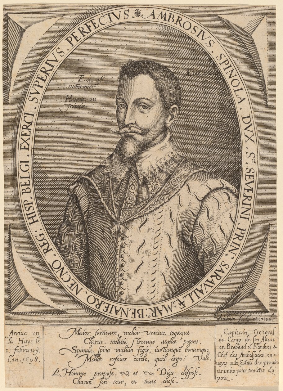 Ambrosius Spinola alkotó: Christoffel van Sichem I