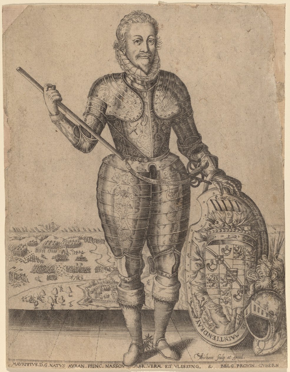 Nassaui Maurice, Orange hercege alkotó: Christoffel van Sichem I