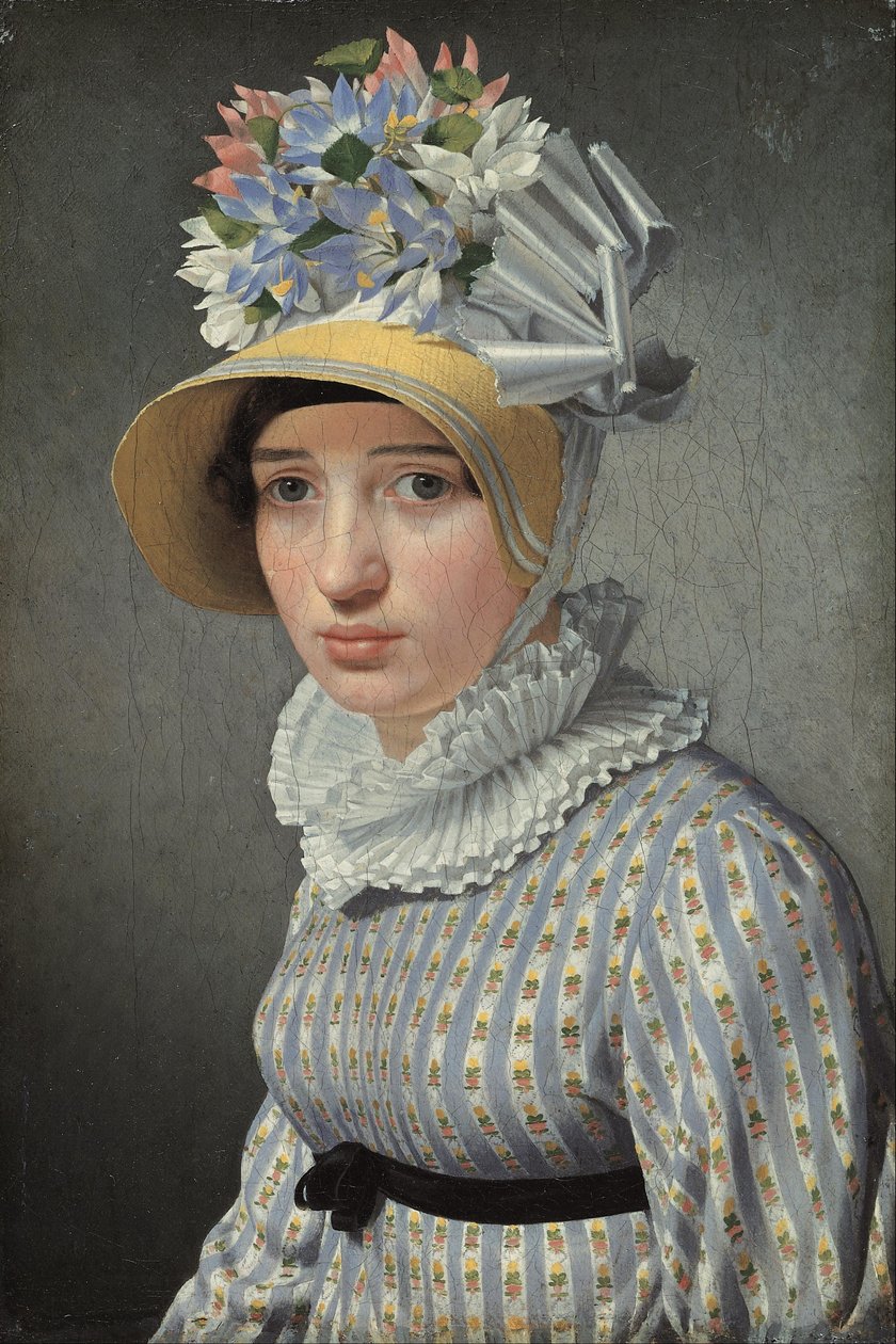 Maddalena vagy Anna Maria Uhden modell portréja alkotó: Christoffer Wilhelm Eckersberg