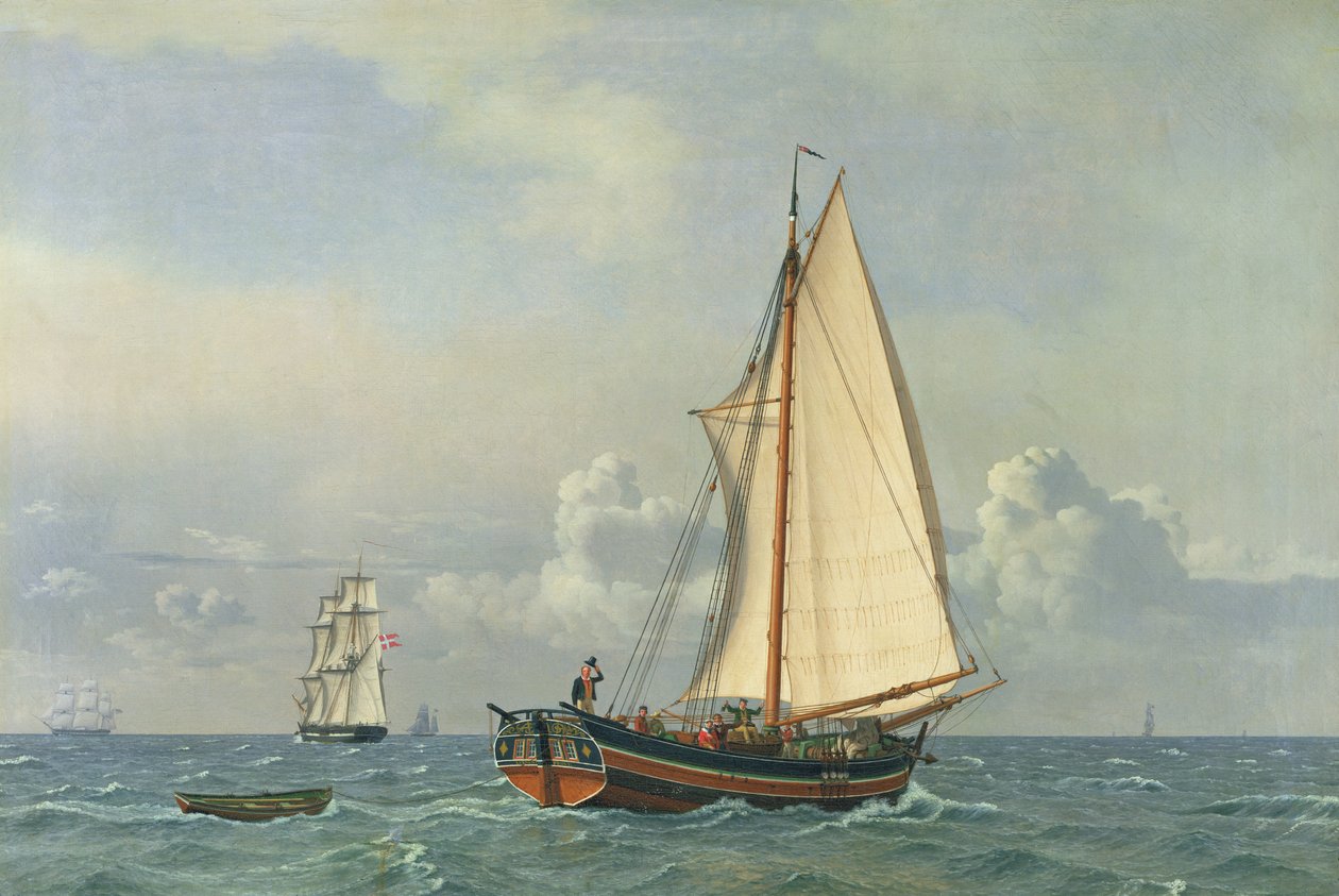 A tenger, 1831 alkotó: Christoffer Wilhelm Eckersberg
