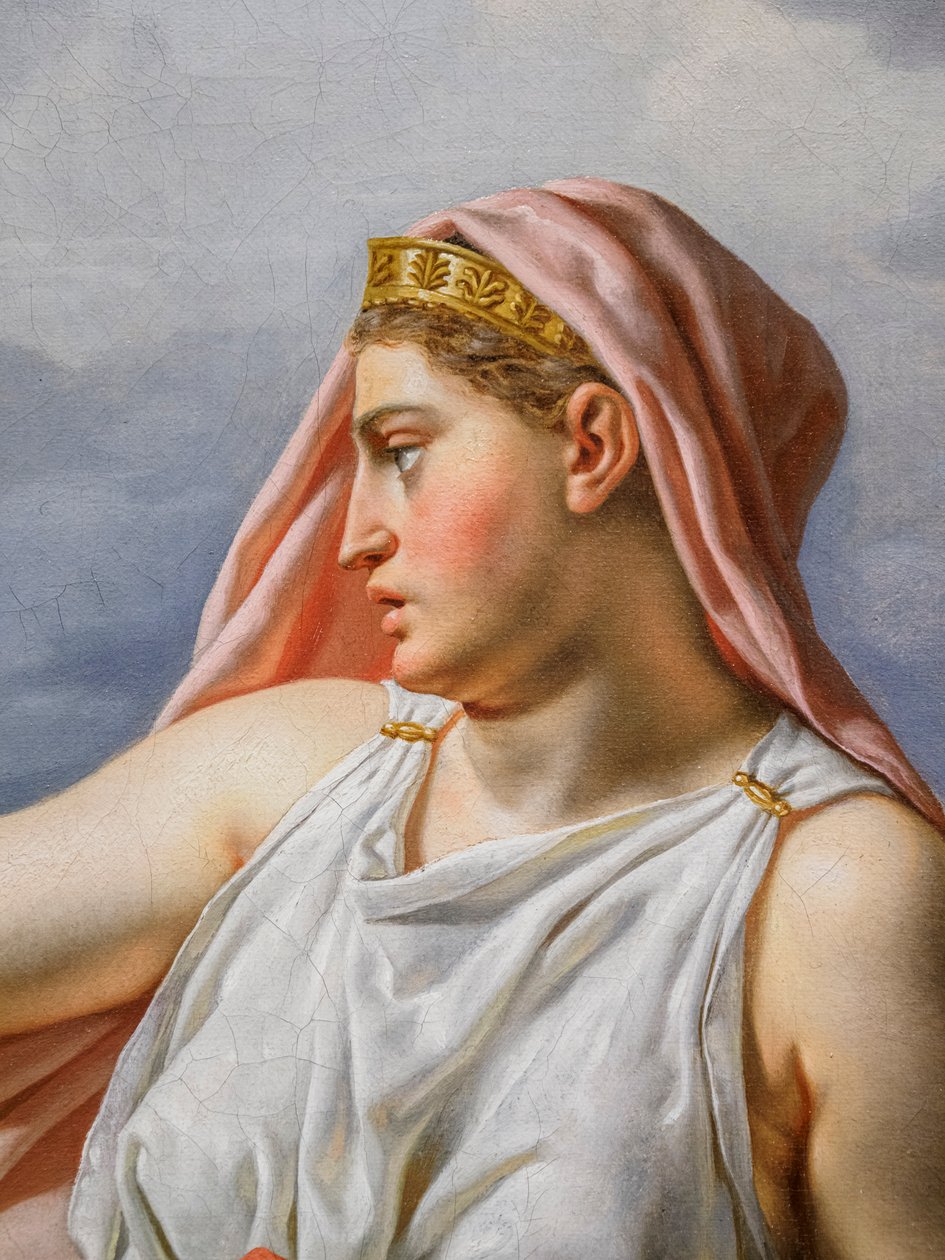 Alcyones búcsúja férjétől, Ceyx, részlet alkotó: Christoffer-Wilhelm Eckersberg