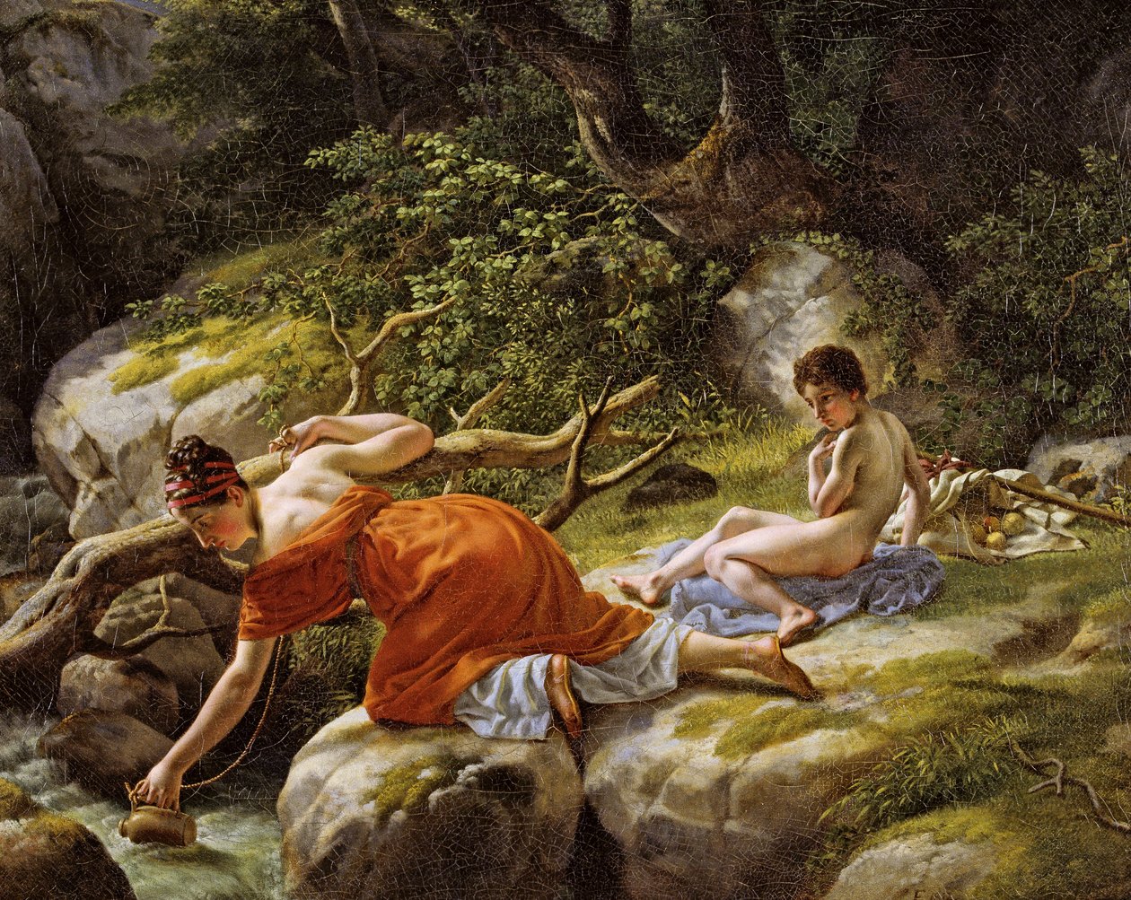 Hágár és Izmael a pusztában alkotó: Christoffer Wilhelm Eckersberg