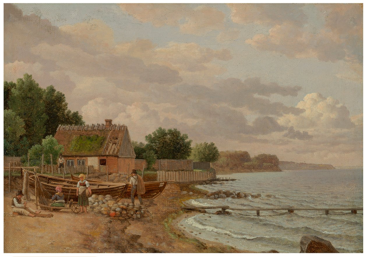 Kilátás Taarbaeckből (Party from Taarbaeck) alkotó: Christoffer Wilhelm Eckersberg