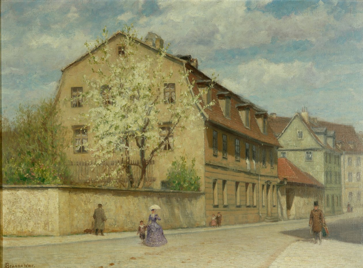 Braune, Weimar alkotó: Christoph Martin Weiland