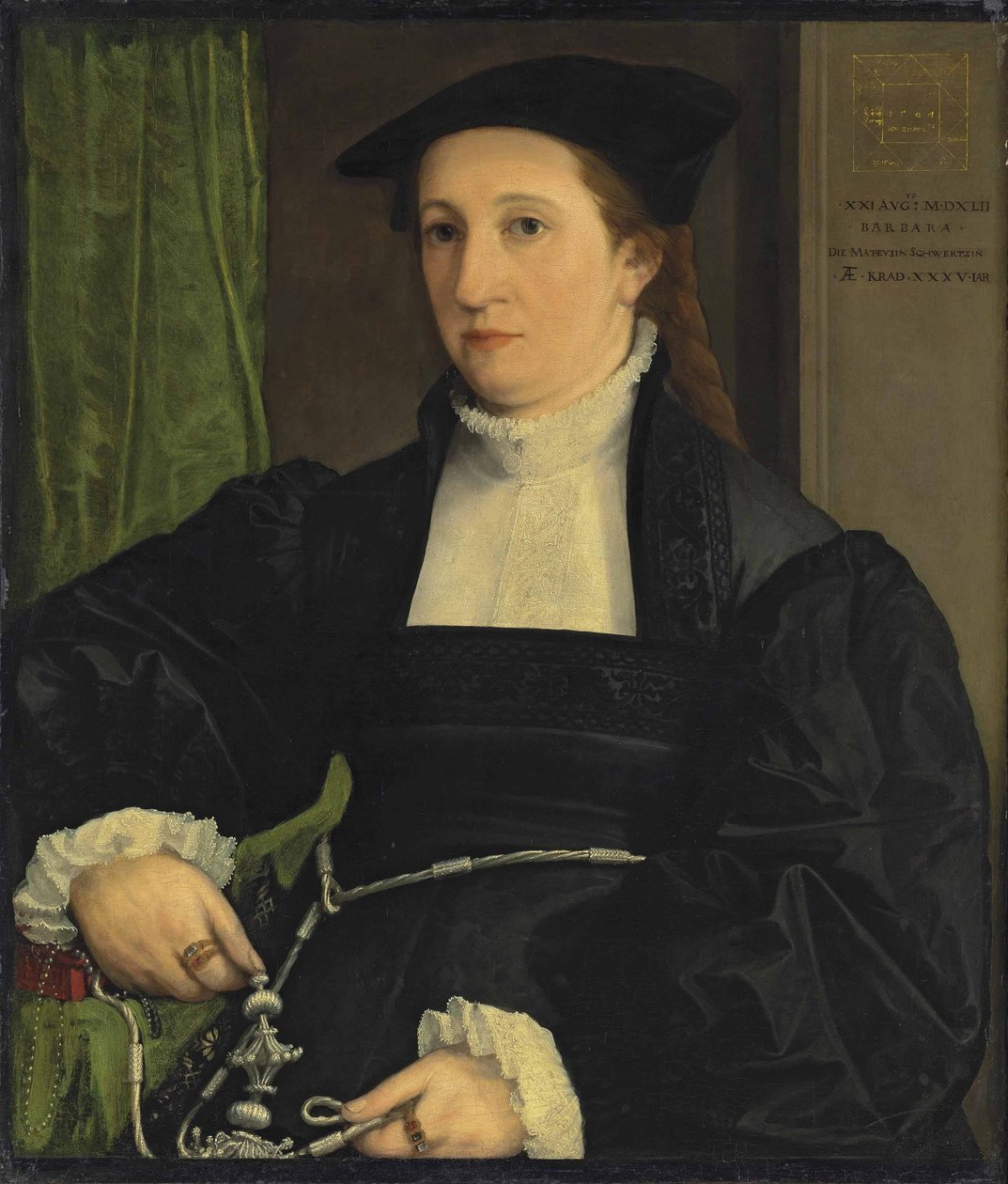 Barbara Schwarz portréja alkotó: Christoph Amberger